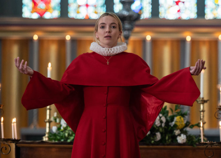 WARNING: Embargoed for publication until 19:00:01 on 16/12/2021 - Programme Name: Killing Eve Series 4 - TX: n/a - Episode: n/a (No. n/a) - Picture Shows:  Villanelle (JODIE COMER) - (C) ¬©2021 BBC America - Photographer: Sid Gentle Films