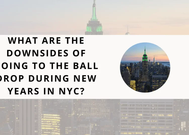 What are the downsides of going to the ball drop during New Years in NYC?