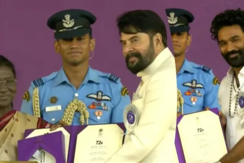 72nd National Awards: Mammootty receives standing ovation, Dhanush honoured