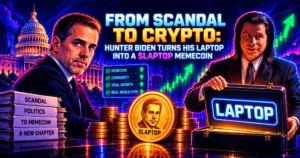 From Scandal to Crypto: Hunter Biden Turns His Laptop Into a $LAPTOP Memecoin