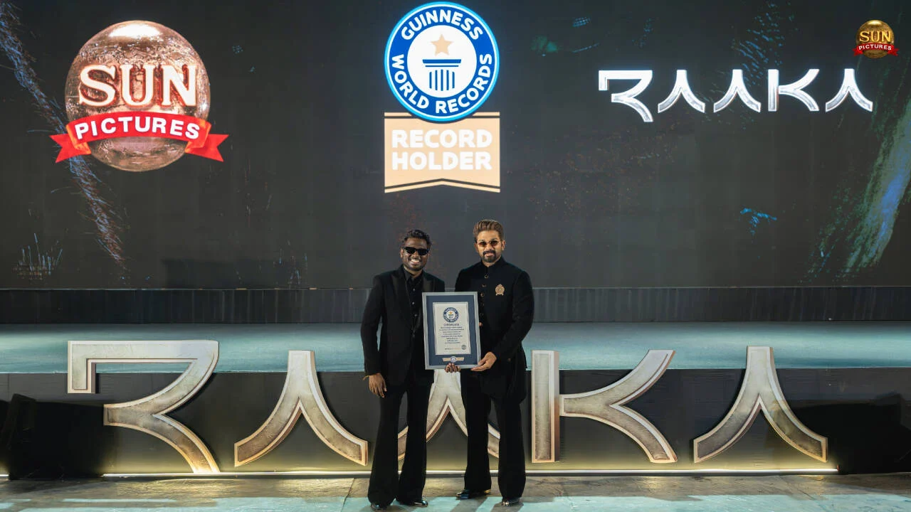 Allu Arjun's 'Raaka' enters Guinness Book of world records for THIS