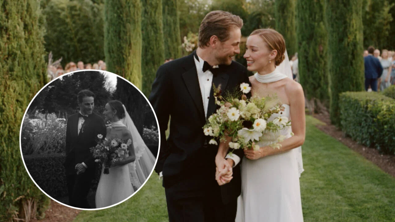 'Bridgerton' star Phoebe Dynevor marries Cameron Fuller in DREAMY FRENCH WEDDING