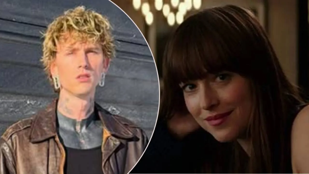 Dakota Johnson and Machine Gun Kelly spotted at Taylor Swift’s NYC place