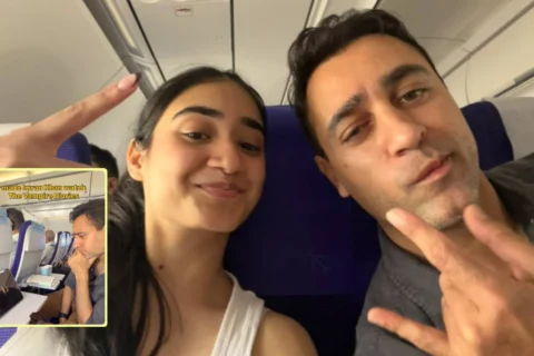 Imran watches 'Vampire Diaries' on flight after fan's request