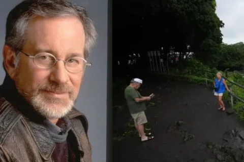 In 1999, Steven Spielberg bought this 2.8-acre LA equestrian estate for $5.75 million