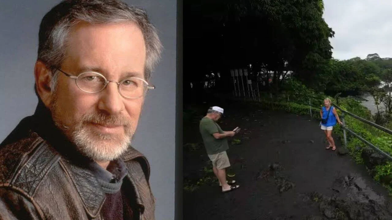 In 1999, Steven Spielberg bought this 2.8-acre LA equestrian estate for $5.75 million