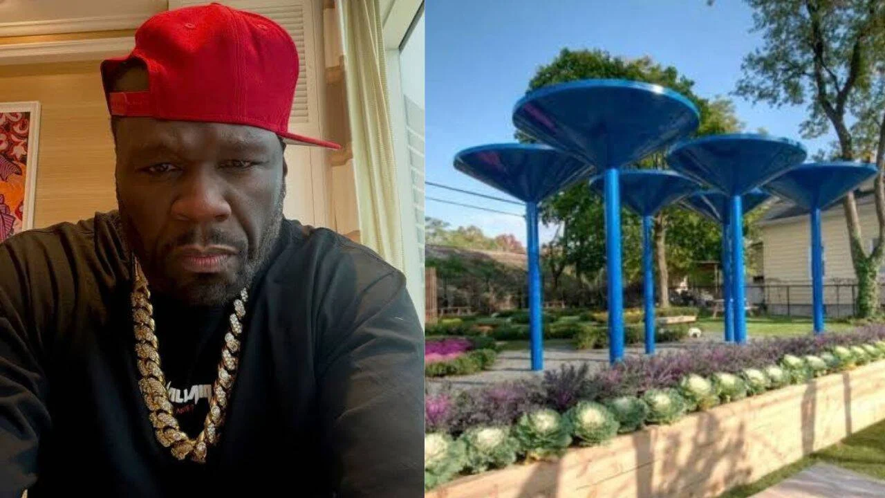 In 2008, 50 Cent helped transform a neglected Queens garden