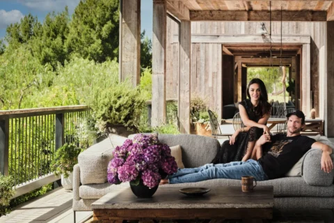 In 2015, Ashton Kutcher and Mila Kunis began building a sustainable L.A. farmhouse
