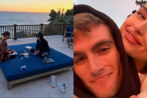 Presley Gerber’s ex-girlfriend Lexi Wood pays her respects to 27-year-old model