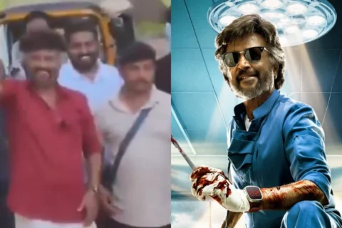 Rajinikanth surprises fans by arriving at ‘Dharmam’ shoot in an auto-rickshaw