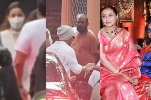 Rani Mukerji's mother's funeral: SRK, Alia, Karan Johar, Anil pay last respects