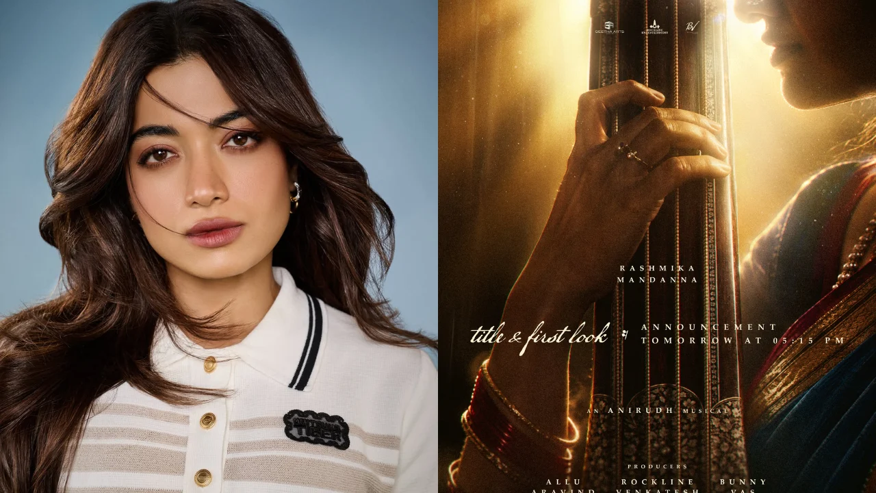 Rashmika Mandanna to play MS Subbulakshmi; first look and title to be unveiled tomorrow