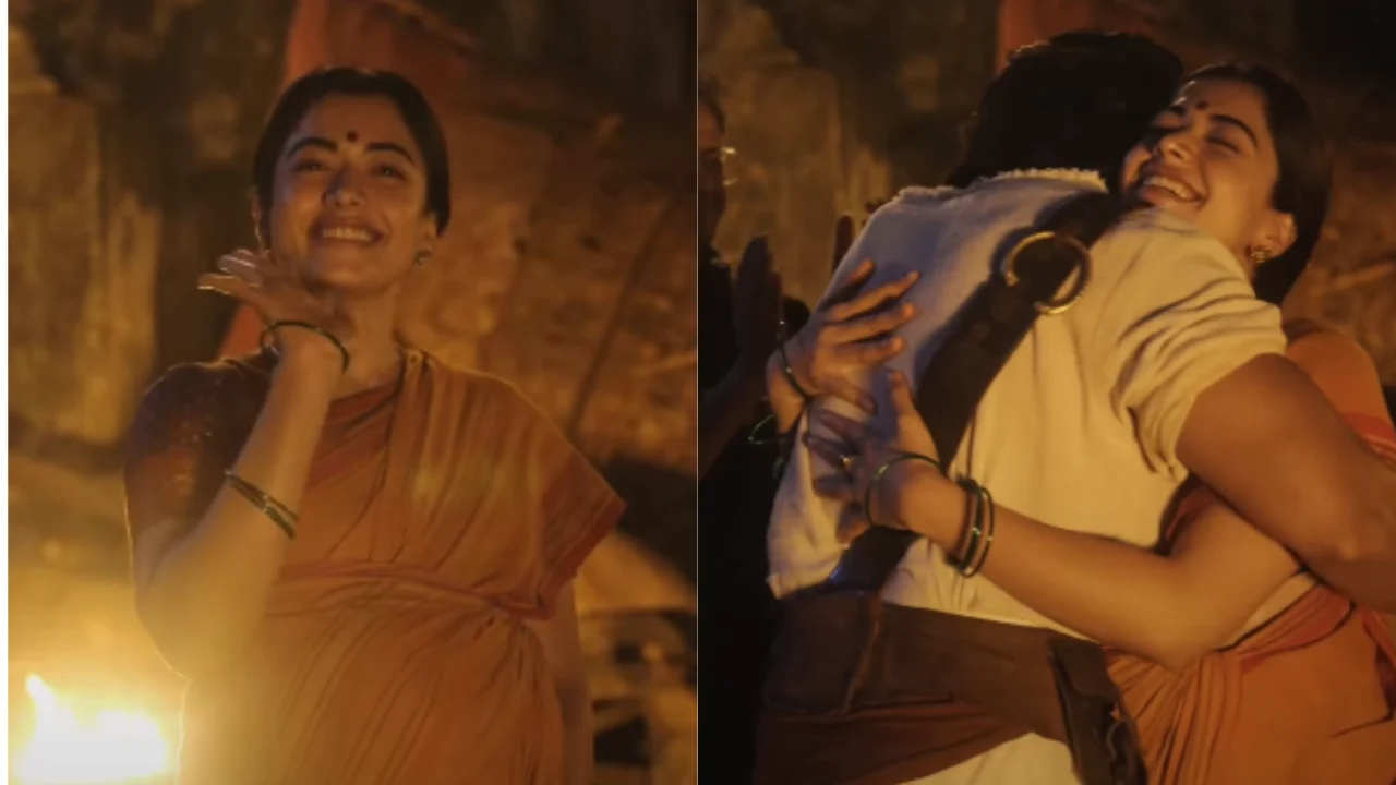 Rashmika Mandanna wraps ‘Ranabaali’ shoot, Vijay Deverakonda’s hug wins fans’ hearts