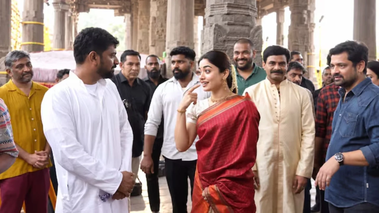 Rashmika meets MS Subbulakshmi’s family ahead of biopic