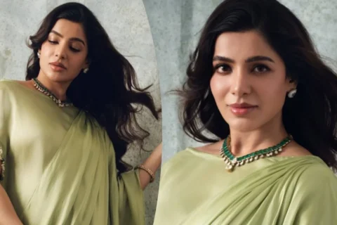 Samantha flaunts her baby bump in green dress, shares pregnancy moments