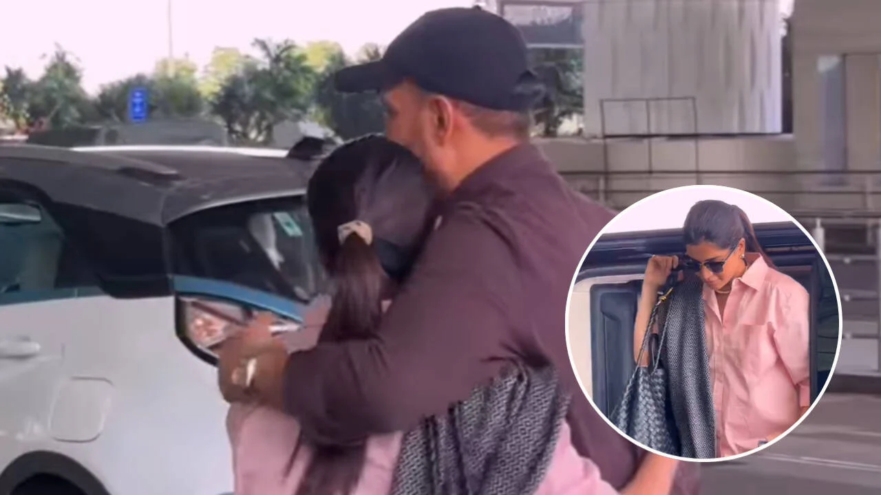 Samantha, Raj share heartfelt goodbye hug at airport - Watch