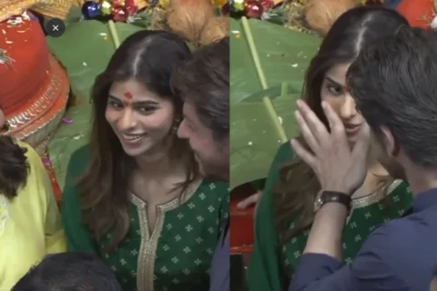 Shah Rukh Khan, Gauri get protective of Suhana after vermilion spreads on her face