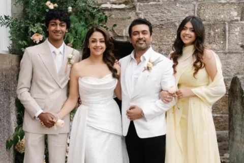 Suriya and Jyotika renew wedding vows, share inside pics from special celebration