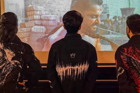 ‘The Paradise’ pic with Nani, Srikanth Odela, and Anirudh as three crows goes viral