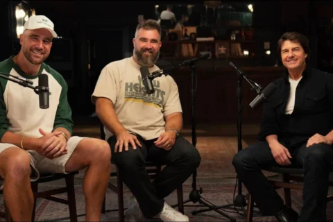 Tom Cruise joins Travis Kelce on podcast - WATCH