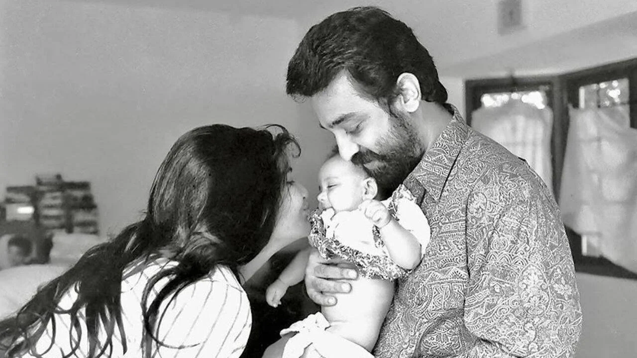 Akshara Haasan shares rare childhood photos with parents