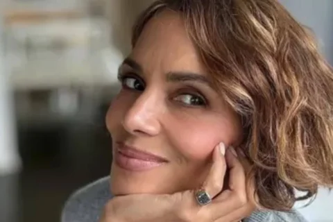 Halle Berry and her son Maceo drive to the trampoline park in Los Angeles