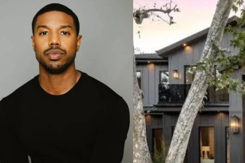 In 2019, Michael B. Jordan bought this $5.8 million LA home with a pool and private outdoor spaces