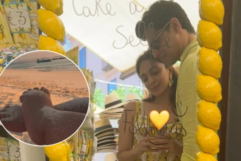 Kiara shares family holiday photos with Sidharth and Saraayah