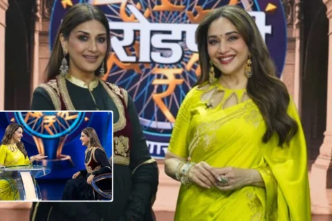 Madhuri shares funny shoot memory of director crying on the trolley during a scene