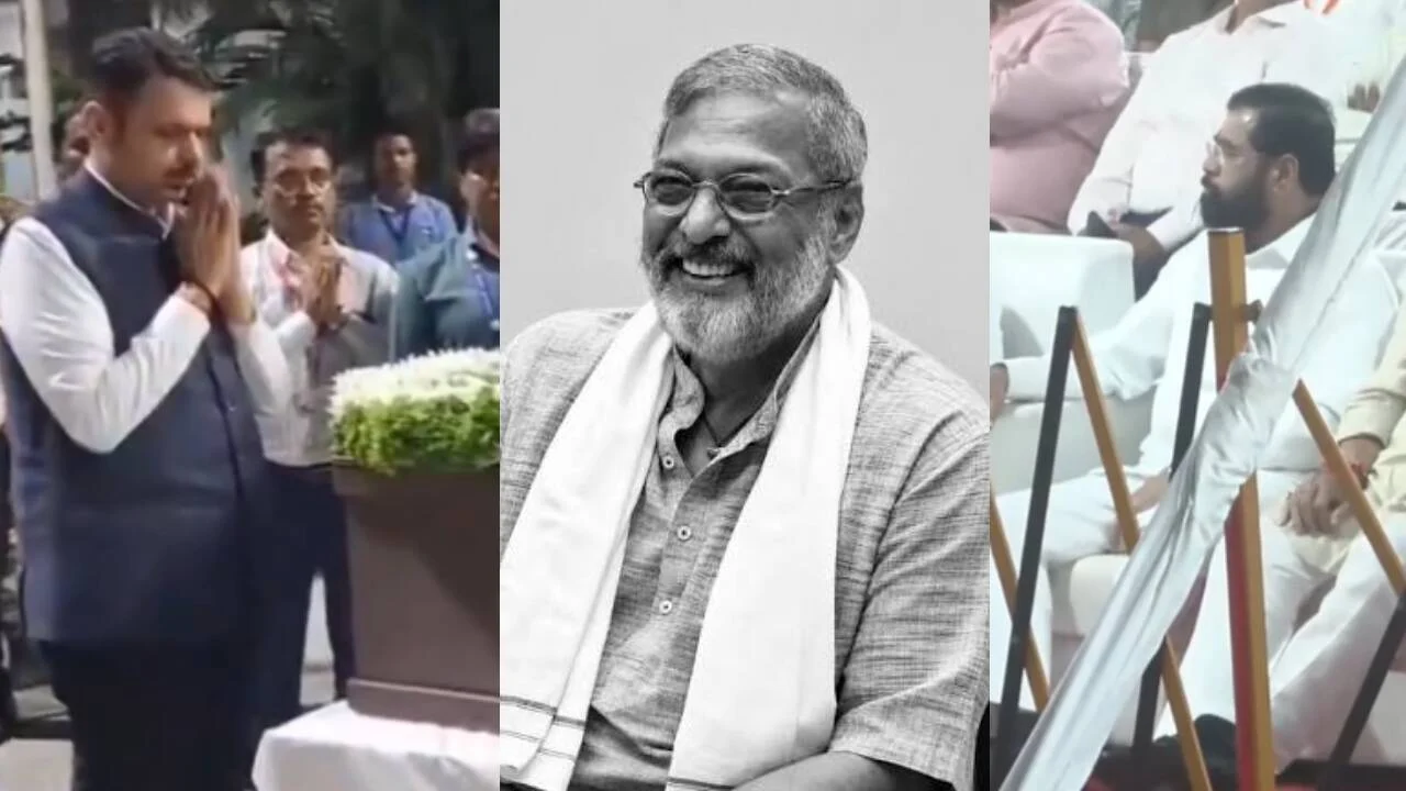 Nana Patekar funeral: Maharashtra CM Dev Fadnavis, Eknath Shinde, Anees Bazmee pay last respects