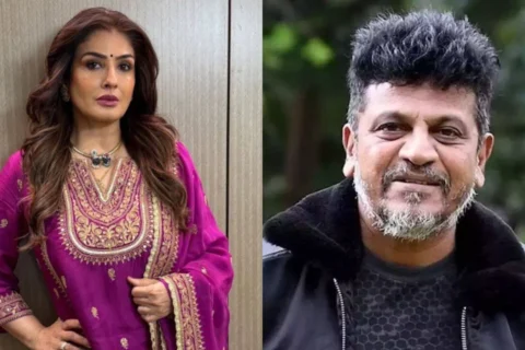 Raveena Tandon begins shooting for Shivarajkumar’s ‘A For Anand’