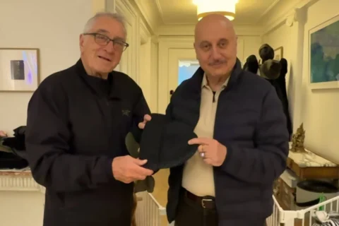Robert De Niro hosts Anupam Kher for lunch in US with partner Tiffany