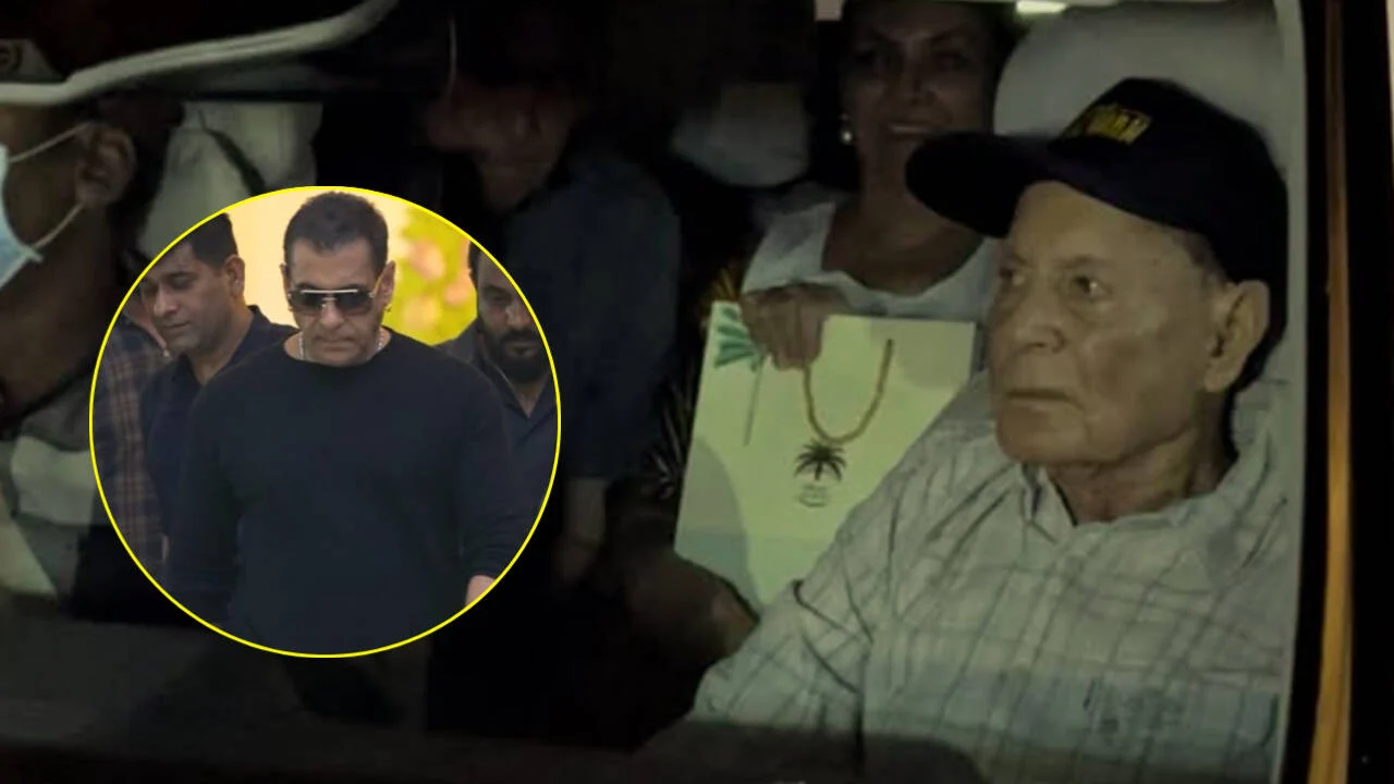 Salim Khan makes a RARE public appearance at granddaughter Sipaara's first birthday