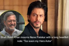 SRK mourns Nana Patekar: 'Too soon my Hero Actor, RIP'