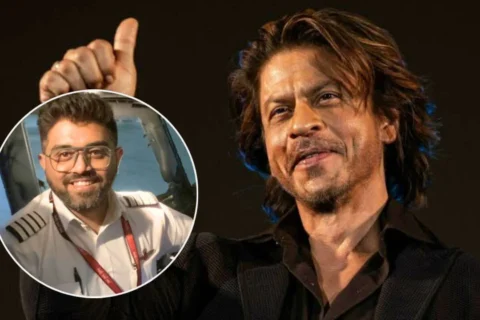 SRK SALUTES pilot Captain Smit for saving 174 lives on flight