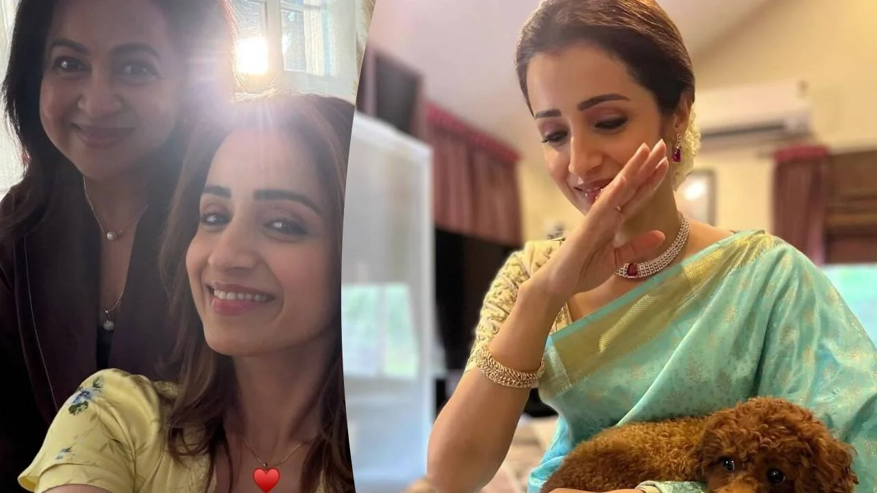 Trisha's latest click with Radhika Sarathkumar leaves fans guessing again
