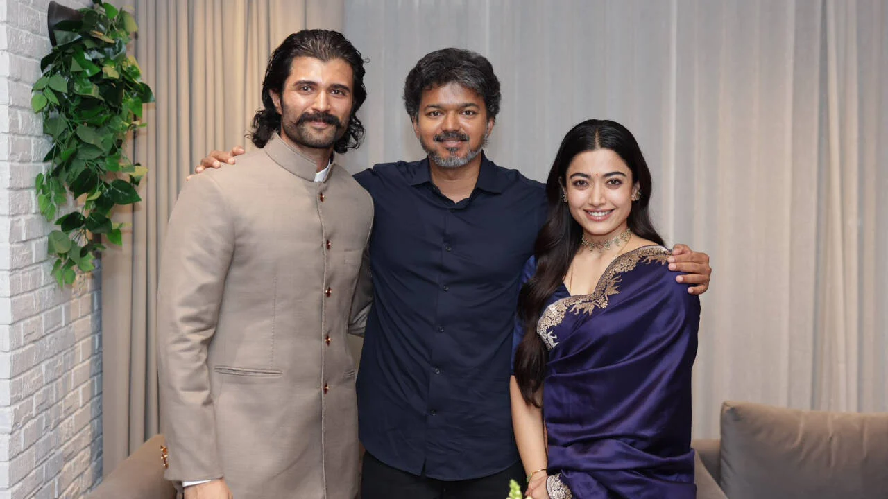 Vijay & Rashmika meet CM Vijay ahead of 'Ranabaali' release